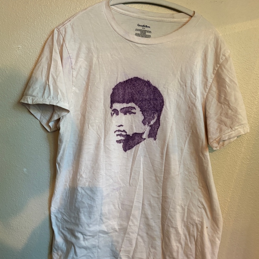 Hand drawn Bruce Lee Tee M